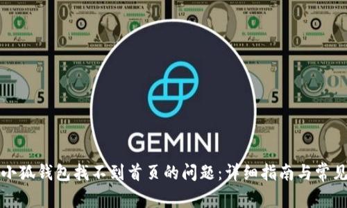 如何解决小狐钱包找不到首页的问题：详细指南与常见问题解答