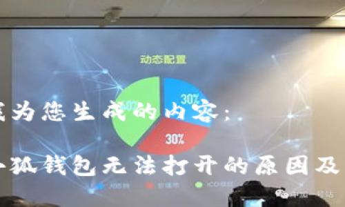 以下是我为您生成的内容：

中本聪小狐钱包无法打开的原因及解决方案