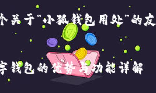 在这里，我为你构思一个关于“小狐钱包用处”的友好，并概述其相关内容。


小狐钱包用处分析：数字钱包的优势与功能详解
