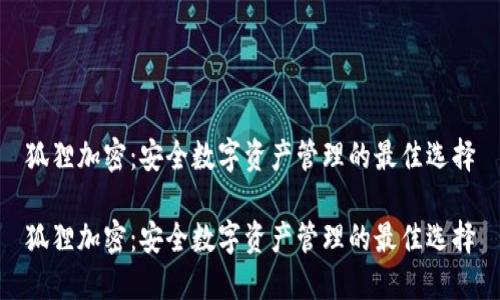 狐狸加密：安全数字资产管理的最佳选择

狐狸加密：安全数字资产管理的最佳选择